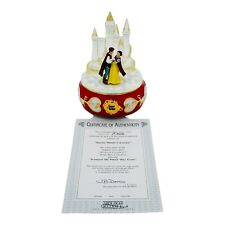 Ardleigh Elliott Disney Snow White's Castle Happily Ever After Music Box W COA picture