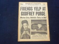 1955 APR 16 NEW YORK DAILY NEWS NEWSPAPER-FRIENDS YELP AT GODFREY PURGE- NP 6732 picture