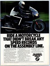 BMW R100RS Motorcycle LEGENDARY MOTORCYCLES OF GERMANY 1983 Print Ad 8