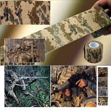 5PC X New 5CMx4.5M Desert Camouflage Outdoor Hunting Camping Stealth Tape picture