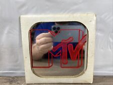 MTV Vintage 1980s Carnival/Fair Prize 6X6 Rock Picture/Mirror Glass. Memorabilia picture