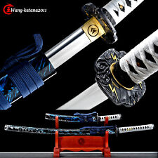 2PCS Ghost of Tsushima Katana+Tanto 1095 Steel Japanese Samurai Sharp Swords Set picture