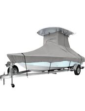 iCover T Top Boat Cover. Fits 17FT-19FT Long Center Console Boat With T Top Roof picture