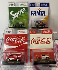 M2 Machines Set Of 4 Coca-Cola Fanta And Sprite Read Description For More Info  picture