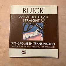 BUICK Valve-in-Head Straight Eights 8 Vintage Catalog Mechanical Construction picture