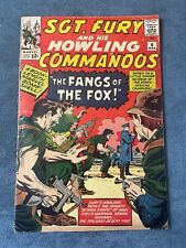Sgt Fury and His Howling Commandos #6 1964 Marvel Comic Book Kirby VG+ picture