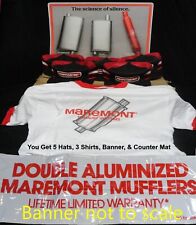 MAREMONT EXHAUST MERCHANDISING KIT - 5-HAT, 3-SHIRT, BANNER, POSTER & MAT / SWAG picture
