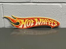 HOT WHEELS Metal Diecut Sign Toy Cars Racing Chevy Mustang Ford Gas Oil picture