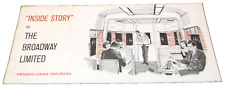 OCTOBER 1964 PRR PENNSYLVANIA RAILROAD BROADWAY LIMITED INSIDE STORY BROCHURE picture