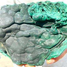 1045g Large Natural Green Malachite Stalactitic Crystal Mineral Specimen picture