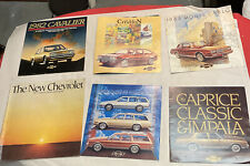 1982 Chevrolet Makes Good Things Happen…for You Car Brochure,lot Of 6 picture