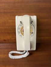 Vintage ITT  Rotary Dial Wall Telephone Ivory Untested Very Clean picture