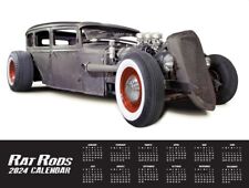 2024 RAT RODS  WALL CALENDAR old school rockabilly punk white elephant gift picture