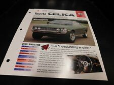 1970-1977 Toyota Celica Spec Sheet Brochure Photo Poster 71 72 73 74 75 76 picture