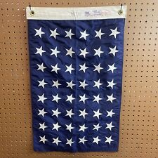 Dettras Union Jack Vintage 48 Star Nylon Flag 17 1/2” X 28” No. 10 picture