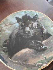Franklin Mint Black Panther Collector Plate 