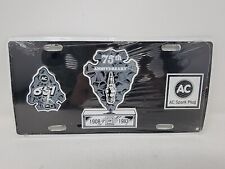Vintage AC GM Anniversaries License Plate Delco Spark Plug 1903-1983 picture