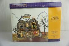 Dept 56 Light Up Haunted Fun House 4pc Set Halloween #55094 Retired Animated  picture