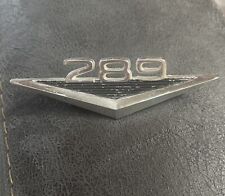 Vintage 1965 1966 Ford Mustang Car 289 V8 Fender Emblem Badge Ornament SIgn picture