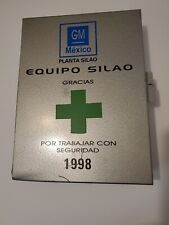 Vintage 1998 GM General Motors Factory First Aid Kit Mexico Ford Chevy GMV AMC picture