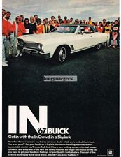 1967 Buick Skylark White 2-door Coupe car 1966 Vintage Ad  picture
