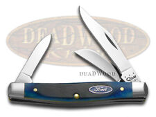 Case xx Knives Ford Medium Stockman Blue Bone Stainless Pocket Knife 14305 picture