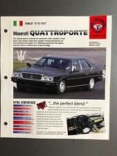 1978 - 1987 Maserati Quattroporte IMP 