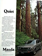 1974  Mazda Wagon QUIET Original Print Ad 8.5 x 11
