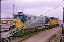 Original Slide CSX Transportation No. 7056 GE C30-7 Proviso ILL 11-1995 picture