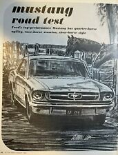1964 Road Test Ford Mustang illustrated picture