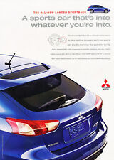 2010 Mitsubishi Sportback - Lancer - Classic Vintage Advertisement Ad D67 picture