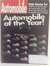 Automobile Magazine  JANUARY 1997 Toyota  RAV4, ASTON MARTIN DB7, Chevy Malibu picture