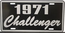 1971 71 CHALLENGER METAL LICENSE PLATE FITS DODGE 318 340 360 383 440 R/T E BODY picture