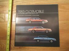 1983 Oldsmobile Car auto Dealer showroom Sales Brochure Cutlass ciera supreme cr picture