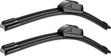 OEM Quality 24 Inch + 18 Inch Universal J/U Hook Front Windshield Wiper Blades f picture