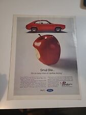 Ford Pinto Small Bite  1971 Vintage PRINT AD  10x13 picture