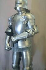 Medieval Armor Suit Of Roman 6 Feet Full Size Wearable LARP Armor Battle Suit picture