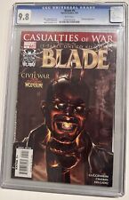 BLADE IT TAKES ONE TO KILL ONE #5 NMM, 1ST BATTLE OF WOLVERINE & BLADE. CGC 9.8 picture