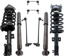 Front Rear Complete Quick Loaded Strut Spring Assembly Shock Sway Link Kit 8Pc C picture