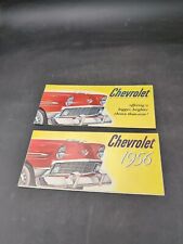 1956 Chevrolet Brochure Belair 210 150, Wagon Excellent Original X2 picture