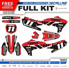 YAMAHA YZF 450 2019 2020 YZF 250 2019 Graphics Decals Stickers Decallab picture