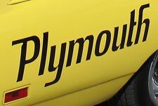 1970 Plymouth Superbird Quarter Panel Decals Package in Gloss BLACK Mopar New picture