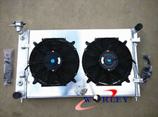3 row Aluminum Radiator+Shroud+Fans FOR Holden Commodore VY 6cyl V6 2002 03 2004 picture