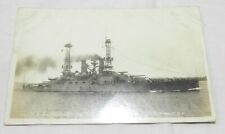 RPPC Real Photo Postcard of the USS South Carolina Battleship picture