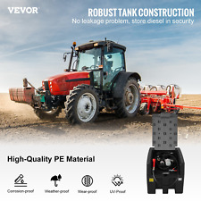 VEVOR Portable Diesel Tank, 58 Gallon Capacity & 10 GPM Flow Rate, Diesel Fuel T picture