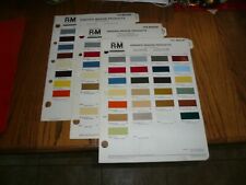 1977 1978 1979 Mercury R-M Rinshed-Mason Color Paint Chips - 3 Years picture