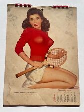1955 Full Year 12 Month  Pinup Girl Calendar by TN Thompson picture