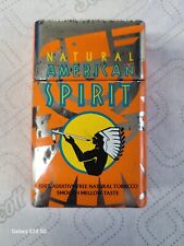 HTF Color American Spirit Metal Tin Flip Top Pack. Very Rare.  picture