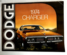 1974 DODGE CHARGER: HOW TO ASSERT YOURSELF CAR AUTO SALES BROCHURE W FOLD-OUT picture