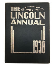 1938 Lincoln Junior High School Yearbook Rockford, Illinois Tons of Signatures picture